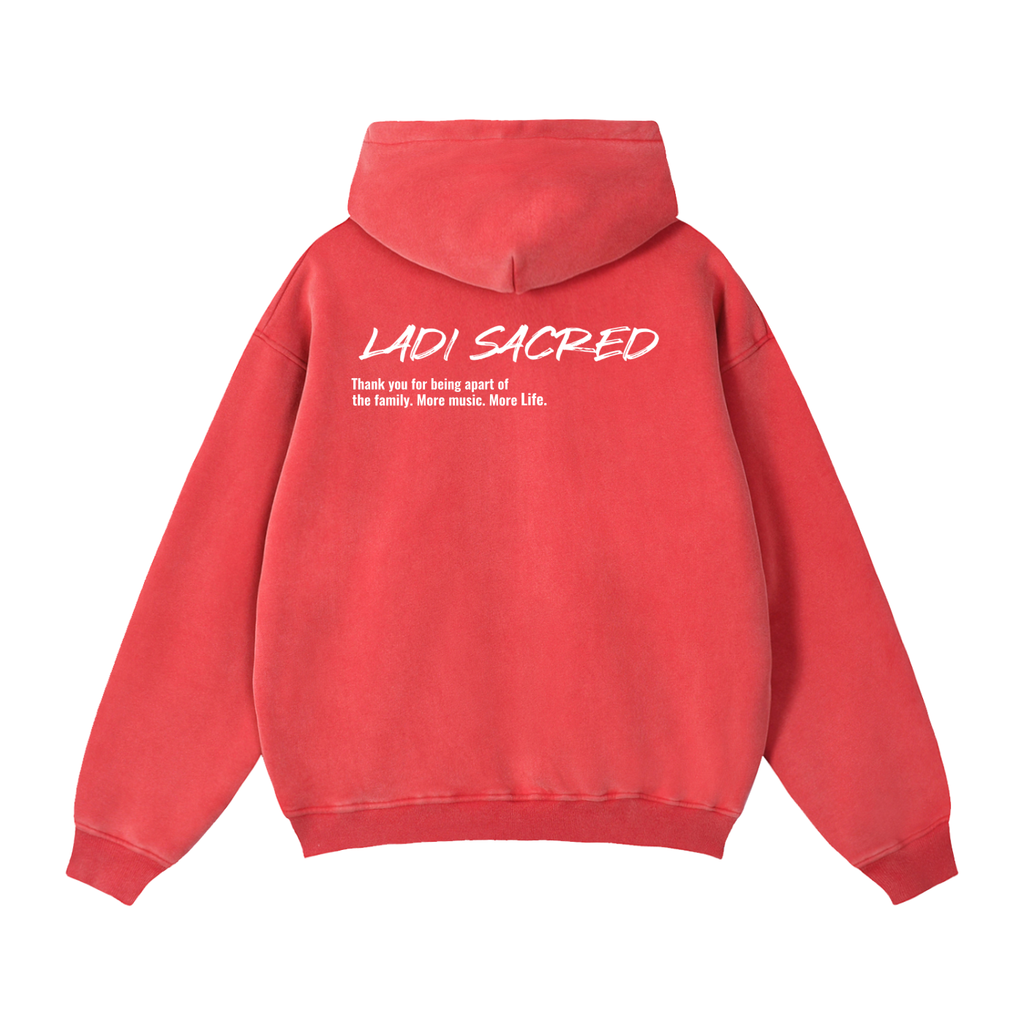 Zip-Through Boxy Fleece Hoodie