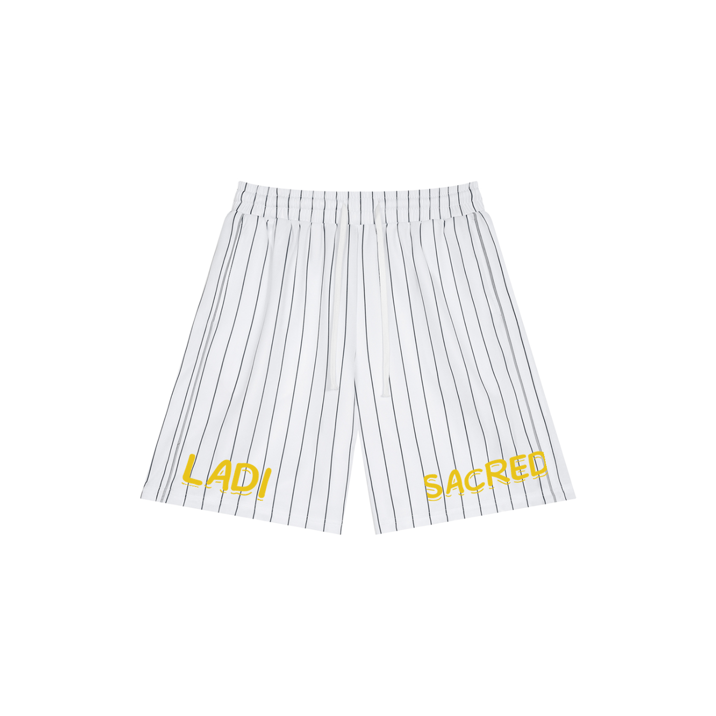 Unisex Striped Loose Fit Shorts