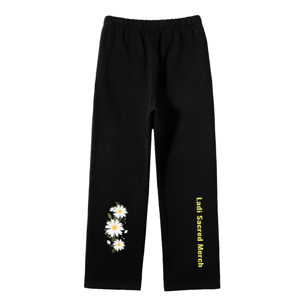 Unisex Solid Color Fleece Straight Leg Pants